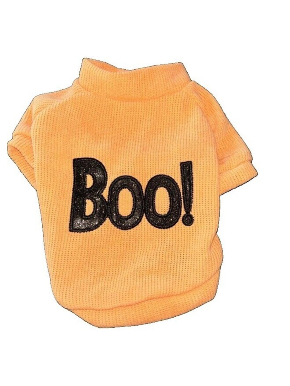 Dog Halloween Shirt Small Puppy Orange BOO Embroidered Costume Pet Clothes NEW